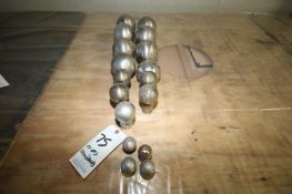 (17) Pcs. Assorted S/S Sprayball Heads