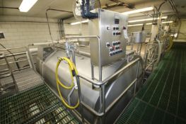 Tetra / Tebel â€“MKT 50,000 lb. OST Horizontal Enclosed Jacketed S/S Cheese Vat, Model 1973, S/N