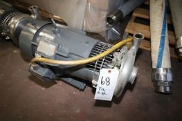 Tri-Clover 10 hp Centrifugal Pump, Model C218 with 3
