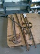 Lot of Pipe Benders with Pinch Bar