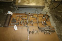 Assorted S/S Ball Valves with Miscellaneous Fittings