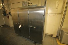 Victory All S/S 3-Door Lab Refrigerator, Model RAA-3D-S7, S/N M9720739 - Dimensions Aprox. 6 ft. 6 