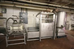 2011 Chalon-Megard R & D S/S Cheese Vacuum Molding System includes: S/S Vacuum Tower, with S/S