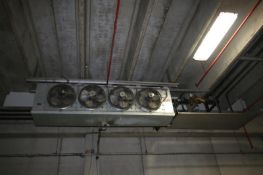 Vilter 4-Fan Ammonia Evaporator/Blower (Unit #5) (Located Concrete Vault Cooler East Wall)