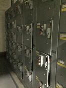 Allen Bradley Bul 2100 Motor Control Center with Size 2 and Size 1 Starters, 240 V, 3 Phase (NOTE: