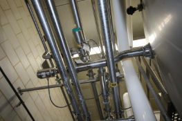 Tri-Clover Milk Fill and CIP Air Valve Cluster for Vat #4 - Item #220 including:  (1) 2
