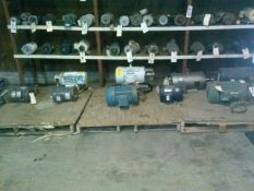 Leeson and Baldor .3 hp to 10 hp Motor on (2) Pallets