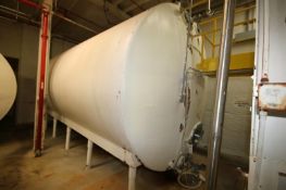 Heil 9,500 Gal. Horizontal Insulated S/S Tank with Vertical Agitator, Sprayballs and Door (Located