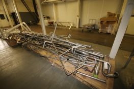 Assorted S/S Piping and Connectors on 7-Pallets, On Floor and (1) Crate