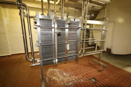 2001 AGC S/S Plate Press, Model PRO 3 SH, S/N 01190 with (2) Dividers and (192) Plates