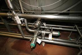 Tri-Clover S/S Air Valve Cluster for Vat #5 - Item #218 including: (1) 2-1/2