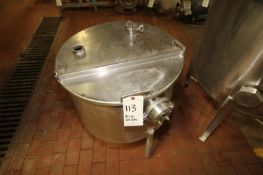 Aprox. 30 Gal. Hinged Lid S/S Balance Tank includes Float and S/S Legs (Tank Dimensions Aprox. 24