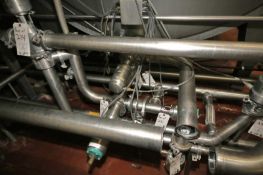 Tri-Clover S/S Air Valve Cluster for Vat #2 - Item #219 including: (1) 2-1/2