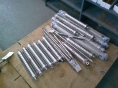 Lot with Aprox. (25) Assorted Sized New Bimba Air Cylinders