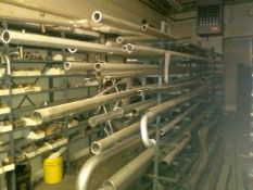Lot of S/S and Steel Piping and Tubing and Rack