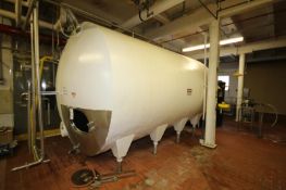 Heil Aprox. 5,000 Gal. Horizontal Jacketed S/S Tank, Includes Sprayballs and S/S Legs, Set-Up for