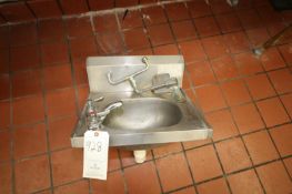 Single Basin S/S Sink with Eyewash Attachment