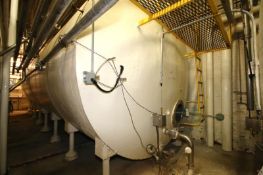 Heil 17,600 Gal. Horizontal Insulated S/S Tank with Dual Vertical Agitators, Sprayballs and Door (