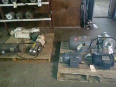 Leeson, Fristam and Baldor 1 hp to 5 hp Motors and Pumps on (2) Pallets