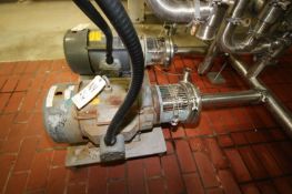 Tri-Clover 20 hp Centrifugal Pump, Model C218 with 3