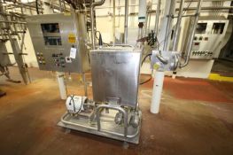 Single Tank S/S CIP System includes 60 Gal. S/S Tank, Tri-Clover 7-1/2 hp Centrifugal Pump, Tri-