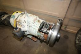 Tri-Clover 20 hp Centrifugal Pump with 3