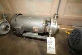 WCB Aprox. 7-1/2 hp Centrifugal Pump with 2-1/2