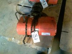 CM Lodestar 1 hp Chain Hoist