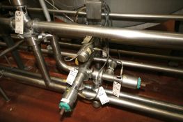 Tri-Clover S/S Air Valve Cluster for Vat #4 - Item #220 including: (1) 2-1/2