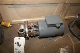 Tri-Clover 1/2 hp Centrifugal Pump with 1-1/2