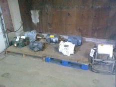 7.5 hp to 10 hp Motors on (2) Pallets