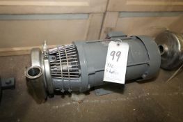 Tri-Clover 5 hp Centrifugal Pump with 2