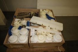 Assorted Teflon Sheets, Wheels and S/S Parts on (1) Pallet