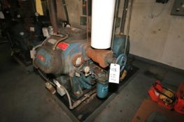Vilter 6-Cylinder 100 hp Reciprocating Ammonia Compressor, Type VMC 450XL, Order #F9372A, S/N 63729,