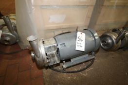 G & H 7-1/2 HP Centrifugal Pump, Model GHH-20 with 2-1/2