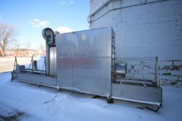 Girton, All S/S Pallet Washer, Model Cw10ps, S/N 79110551, 22â€™ L X 36â€ W, Pallets Traverse The