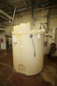 Aprox. 1,000 Gal. Vertical Poly Chemical Tank with Containment