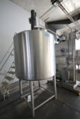 DCI 500 Gal. Dome Top, Dish Bottom Insulated S/S Processor, S/N 94F48265B with Type 304 S/S