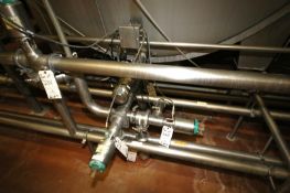 Tri-Clover S/S Air Valve Cluster for Vat #3 - Item #217 including: (1) 2-1/2