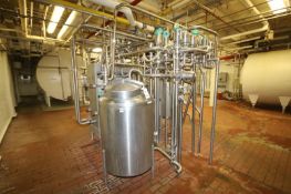 BULK BID LOT #147 TO LOT #154 - ALFA LAVAL PLATE PRESS WITH SHELL & TUBE HEAT EXCHANGER, (2) BALANCE