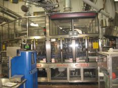 Ronchi 40-20 Hot Fill Filler/Capper, Model Exacta R, S/N 19-13-03-00, Filler Sold with 150 Gallon