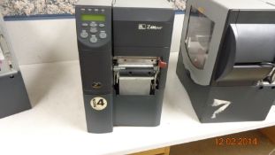 Zebra Model Z4Mplus Printer  (LOCATED IN IOWA, RIGGING INCLUDED WITH SALE PRICE)***EUSA***