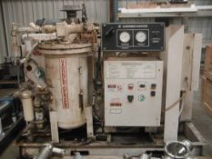 GARDNER-DENVER MODEL- ECHOJE  50HP ROTARY SCREW AIR COMPRESSOR, S/N- M22285, MAX PRESSURE 130 PSI (