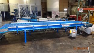 Never Used SpanTech Zero Pressure Accumulation Table Conveyor, with SEW Drive Dimensions: 30