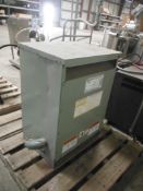 GE NEMA CLASS AA DRY TYPE TRANSFORMER, TYPE QL , CATALOG # 9T23B3873, 45 kVA, 60HZ, 3PH, 5.4% IMP,
