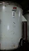 (2003) Modern Welding Unit 1 -- 1100 gallon stainless steel jacketed tank with sweep agitation.