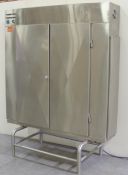 Ultraviolet treatment unit for bacteria destruction, made by The Schlueter co., All 304 Stainless
