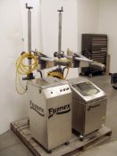 Domino DDC2 Dual Head Laser Printing system with Fumex filtering system.
Stainless steel cabinets