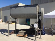 Strong Scott 60CF Dual Ribbon Blender with bottom side discharge. All stainless steel contact parts.