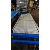 SpanTech Whisper Trax |Dual Belt Conveyor with Powered Diverter, SEW Drive, and control switches.